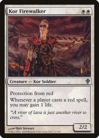 Kor Firewalker [Worldwake] MTG Single Magic: The Gathering  | Multizone: Comics And Games