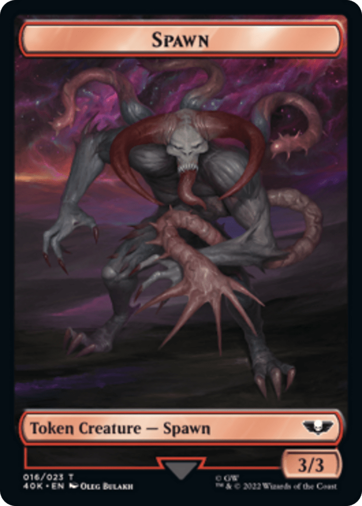 Spawn // Blue Horror [Universes Beyond: Warhammer 40,000 Tokens] MTG Single Magic: The Gathering  | Multizone: Comics And Games