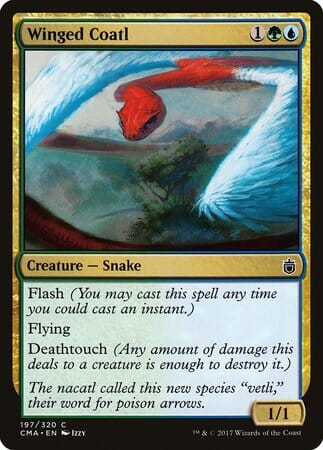 Winged Coatl [Commander Anthology] MTG Single Magic: The Gathering  | Multizone: Comics And Games