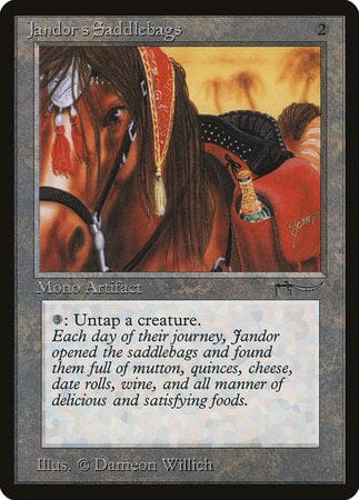 Jandor's Saddlebags [Arabian Nights] MTG Single Magic: The Gathering  | Multizone: Comics And Games