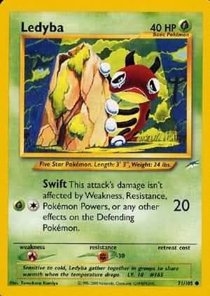 Ledyba (71/105) [Neo Destiny Unlimited] Pokemon Single Pokémon  | Multizone: Comics And Games