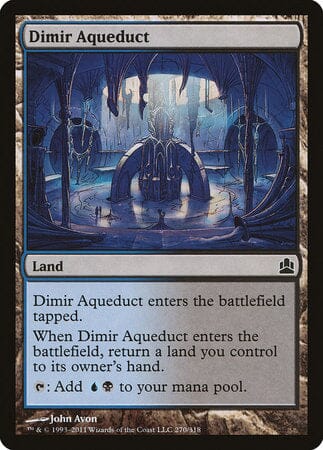 Dimir Aqueduct [Commander 2011] MTG Single Magic: The Gathering  | Multizone: Comics And Games