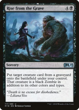 Rise from the Grave [Core Set 2019] MTG Single Magic: The Gathering  | Multizone: Comics And Games