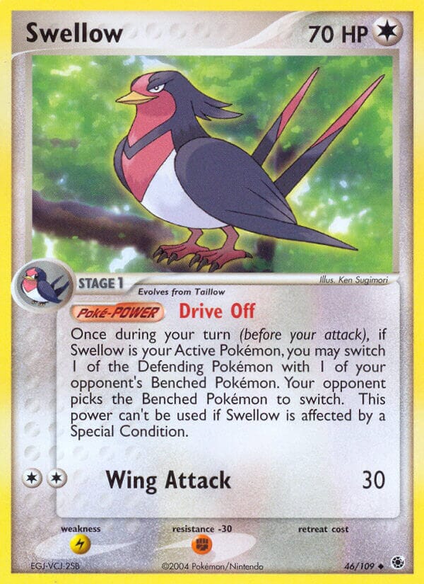 Swellow (46/109) [EX: Battle Stadium] Pokemon Single Pokémon  | Multizone: Comics And Games