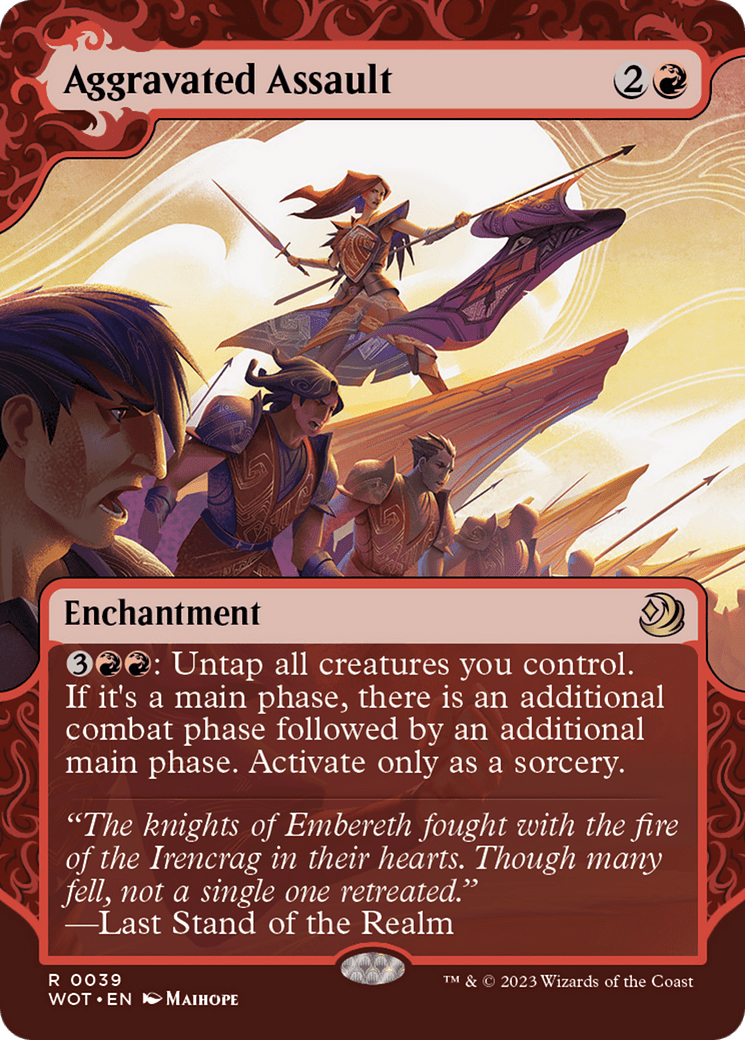 Aggravated Assault [Wilds of Eldraine: Enchanting Tales] MTG Single Magic: The Gathering  | Multizone: Comics And Games