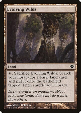 Evolving Wilds [Rise of the Eldrazi] MTG Single Magic: The Gathering  | Multizone: Comics And Games