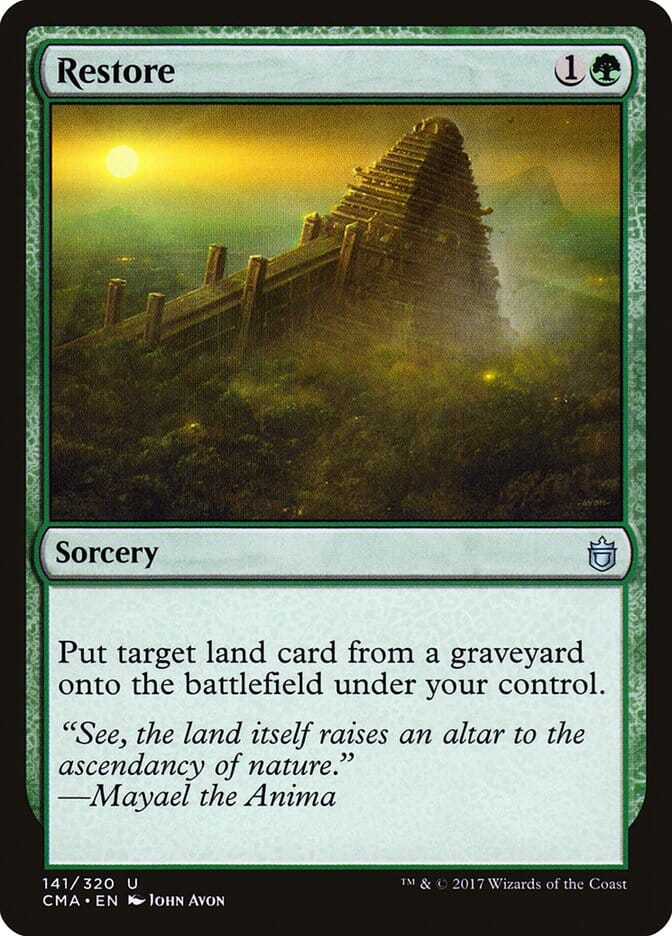 Restore [Commander Anthology] MTG Single Magic: The Gathering  | Multizone: Comics And Games