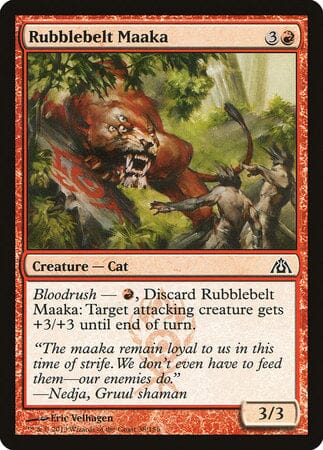 Rubblebelt Maaka [Dragon's Maze] MTG Single Magic: The Gathering  | Multizone: Comics And Games