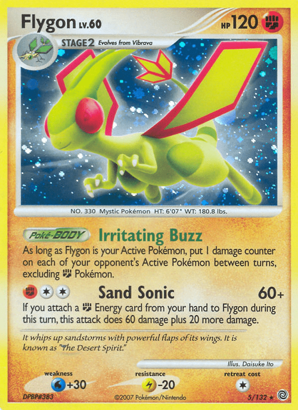 Flygon (5/132) [Diamond & Pearl: Secret Wonders] Pokemon Single Pokémon  | Multizone: Comics And Games