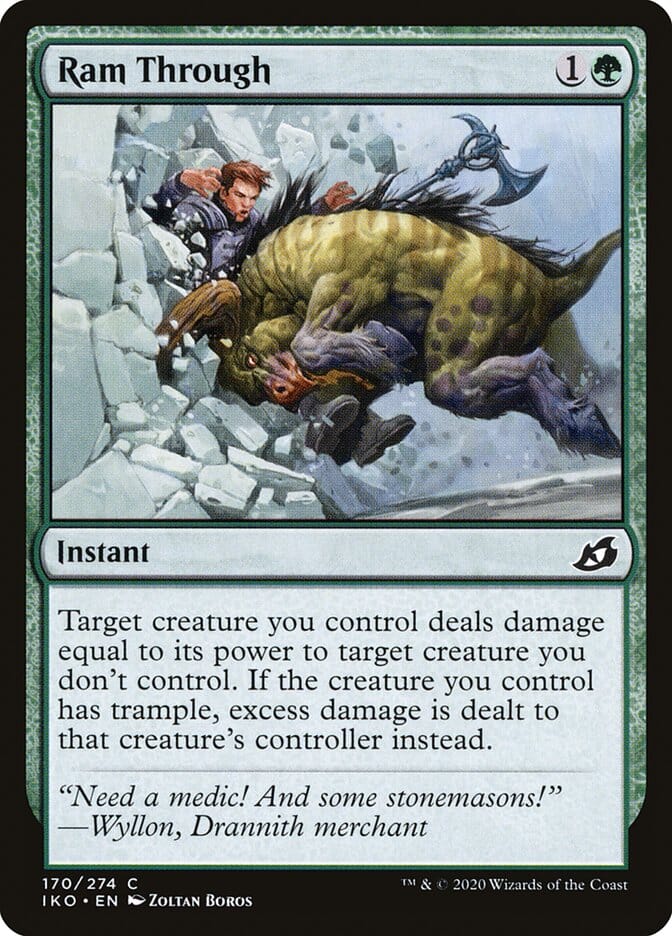 Ram Through [Ikoria: Lair of Behemoths] MTG Single Magic: The Gathering  | Multizone: Comics And Games