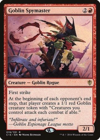 Goblin Spymaster [Commander 2016] MTG Single Magic: The Gathering  | Multizone: Comics And Games