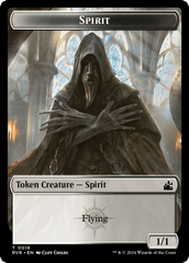 Spirit (0018) // Dragon Double-Sided Token [Ravnica Remastered Tokens] MTG Single Magic: The Gathering  | Multizone: Comics And Games