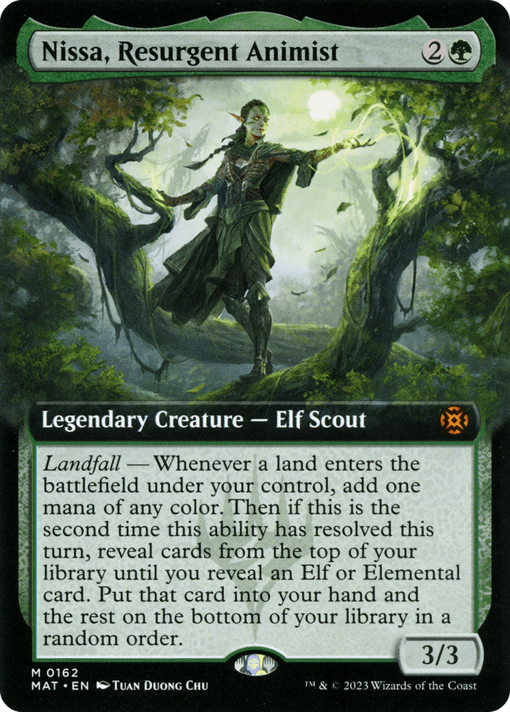 Nissa, Resurgent Animist (Extended Art) [March of the Machine: The Aftermath] MTG Single Magic: The Gathering  | Multizone: Comics And Games