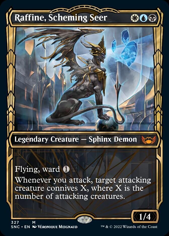 Raffine, Scheming Seer (Showcase Golden Age) [Streets of New Capenna] MTG Single Magic: The Gathering  | Multizone: Comics And Games