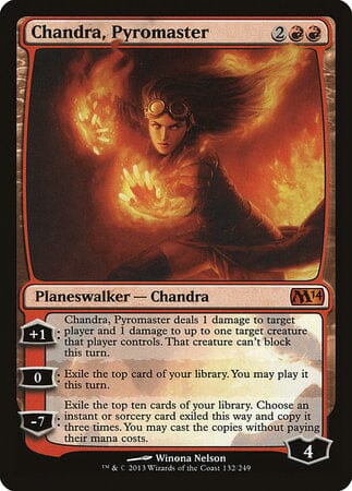 Chandra, Pyromaster [Magic 2014] MTG Single Magic: The Gathering  | Multizone: Comics And Games