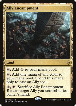 Ally Encampment [Battle for Zendikar] MTG Single Magic: The Gathering  | Multizone: Comics And Games