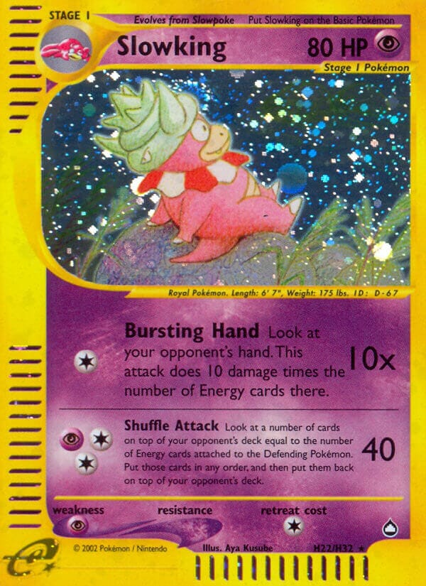 Slowking (H22/H32) [Aquapolis] Pokemon Single Pokémon  | Multizone: Comics And Games
