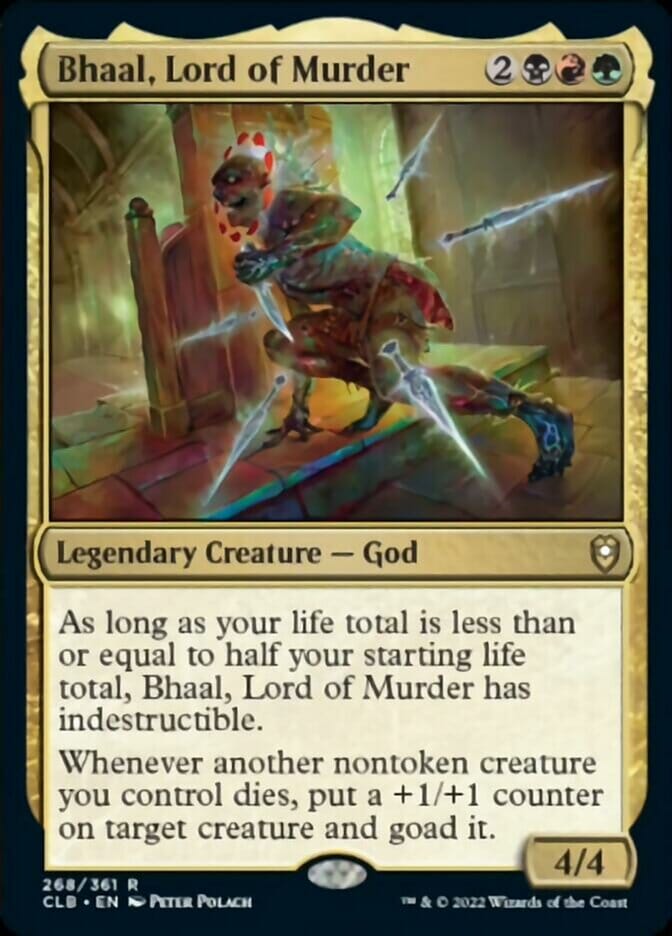 Bhaal, Lord of Murder [Commander Legends: Battle for Baldur's Gate] MTG Single Magic: The Gathering  | Multizone: Comics And Games