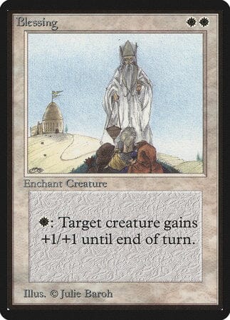Blessing [Limited Edition Beta] MTG Single Magic: The Gathering  | Multizone: Comics And Games