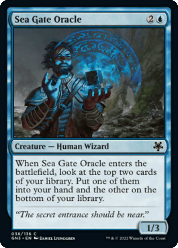 Sea Gate Oracle [Game Night: Free-for-All] MTG Single Magic: The Gathering  | Multizone: Comics And Games