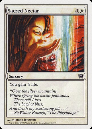 Sacred Nectar [Ninth Edition] MTG Single Magic: The Gathering  | Multizone: Comics And Games