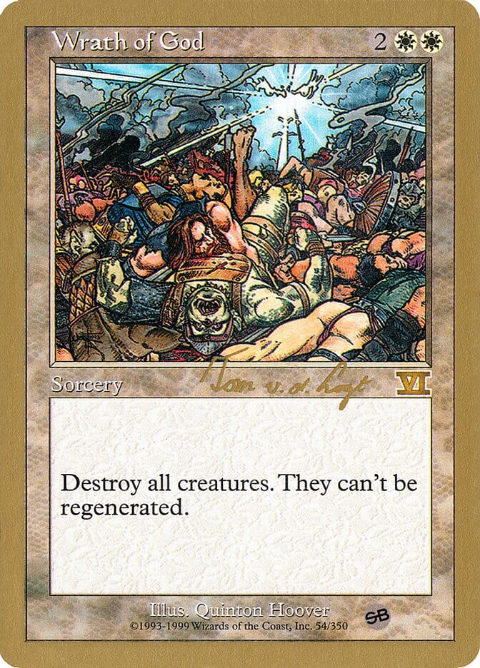 Wrath of God (Tom van de Logt) (SB) [World Championship Decks 2000] MTG Single Magic: The Gathering  | Multizone: Comics And Games