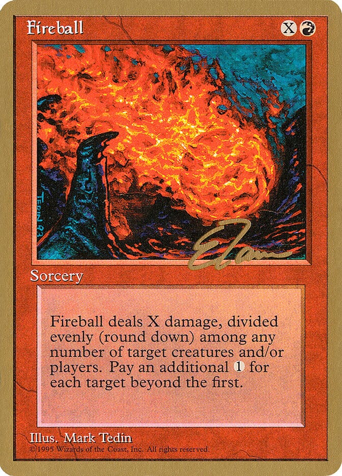 Fireball (Eric Tam) [Pro Tour Collector Set] MTG Single Magic: The Gathering  | Multizone: Comics And Games