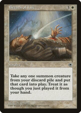 Breath of Life [Portal] MTG Single Magic: The Gathering  | Multizone: Comics And Games