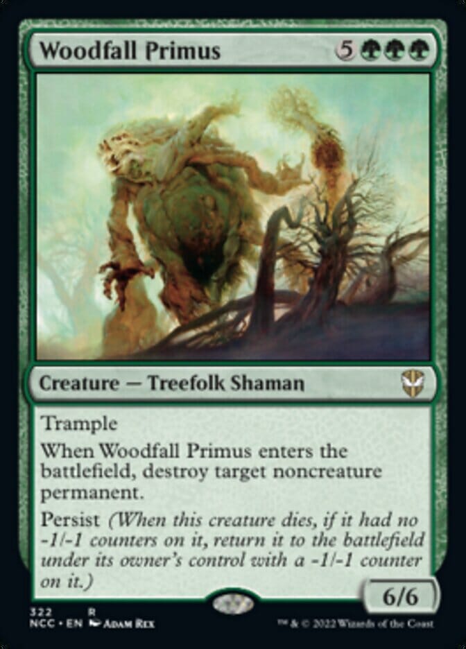 Woodfall Primus [Streets of New Capenna Commander] MTG Single Magic: The Gathering  | Multizone: Comics And Games
