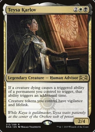 Teysa Karlov [Ravnica Allegiance] MTG Single Magic: The Gathering  | Multizone: Comics And Games