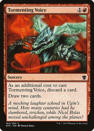 Tormenting Voice [Dragons of Tarkir] MTG Single Magic: The Gathering  | Multizone: Comics And Games