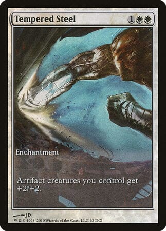 Tempered Steel [Scars of Mirrodin Promos] MTG Single Magic: The Gathering  | Multizone: Comics And Games