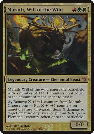 Marath, Will of the Wild (Commander 2013) [Commander 2013 Oversized] MTG Single Magic: The Gathering  | Multizone: Comics And Games