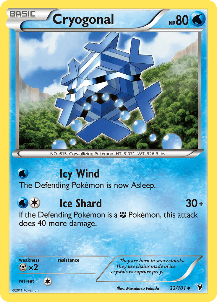 Cryogonal (32/101) [Black & White: Noble Victories] Pokemon Single Pokémon  | Multizone: Comics And Games