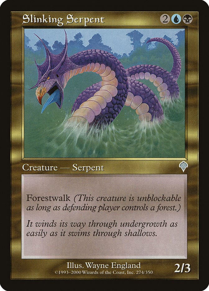 Slinking Serpent [Invasion] MTG Single Magic: The Gathering  | Multizone: Comics And Games