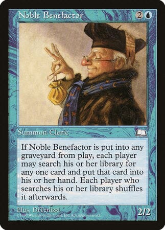 Noble Benefactor [Weatherlight] MTG Single Magic: The Gathering  | Multizone: Comics And Games