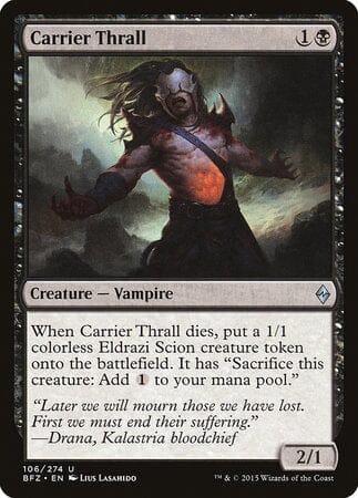 Carrier Thrall [Battle for Zendikar] MTG Single Magic: The Gathering  | Multizone: Comics And Games