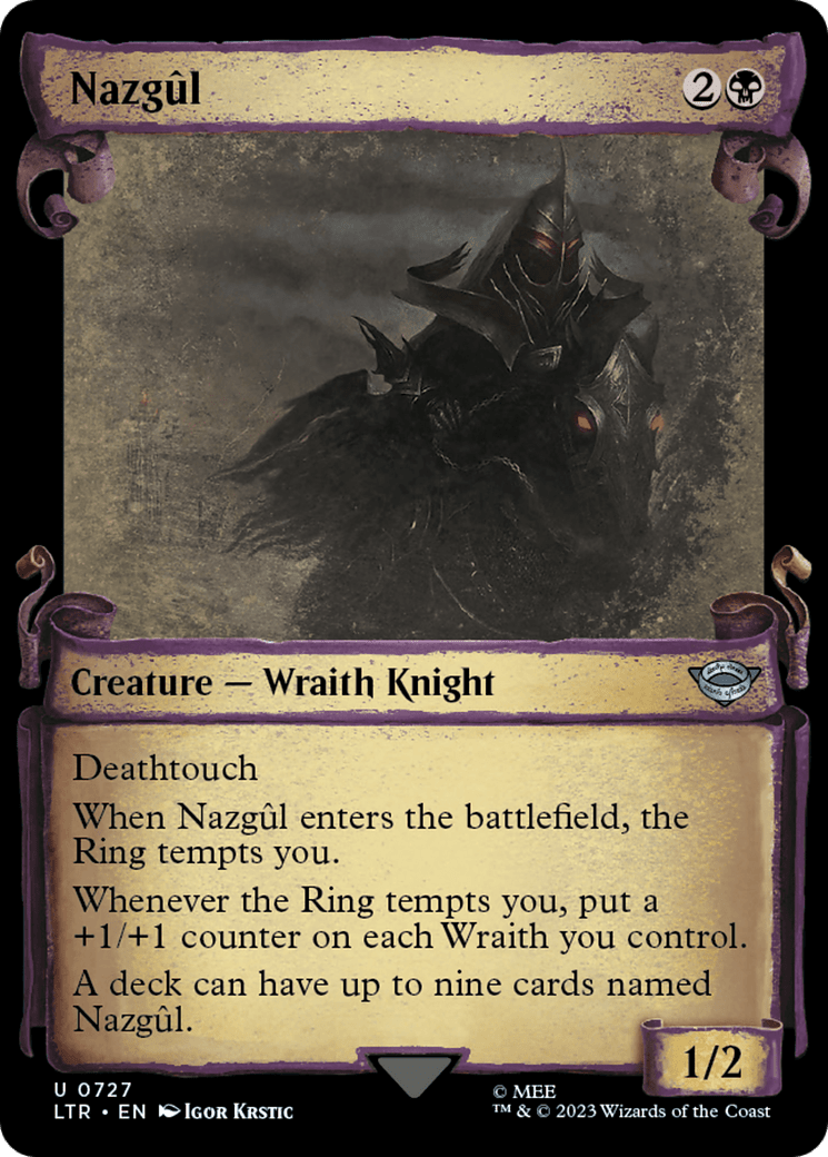 Nazgul (0727) [The Lord of the Rings: Tales of Middle-Earth Showcase Scrolls] MTG Single Magic: The Gathering  | Multizone: Comics And Games