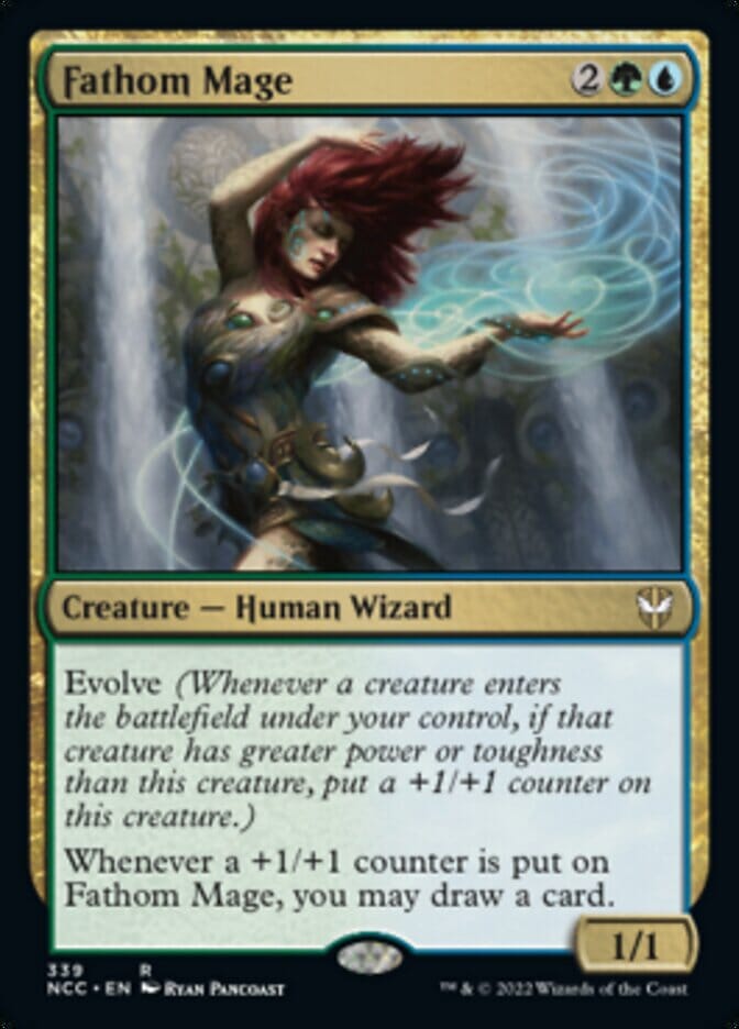 Fathom Mage [Streets of New Capenna Commander] MTG Single Magic: The Gathering  | Multizone: Comics And Games