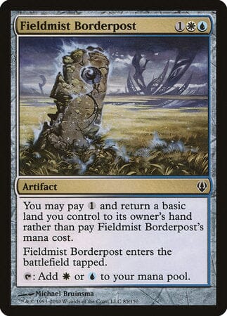 Fieldmist Borderpost [Archenemy] MTG Single Magic: The Gathering  | Multizone: Comics And Games