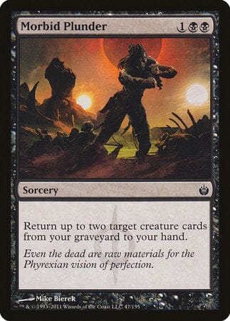 Morbid Plunder [Mirrodin Besieged] MTG Single Magic: The Gathering  | Multizone: Comics And Games