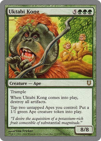Uktabi Kong [Unhinged] MTG Single Magic: The Gathering  | Multizone: Comics And Games