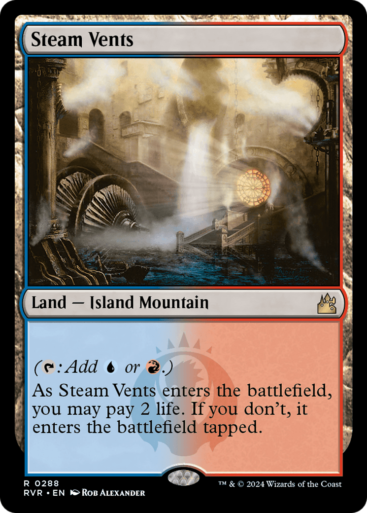 Steam Vents [Ravnica Remastered] MTG Single Magic: The Gathering  | Multizone: Comics And Games