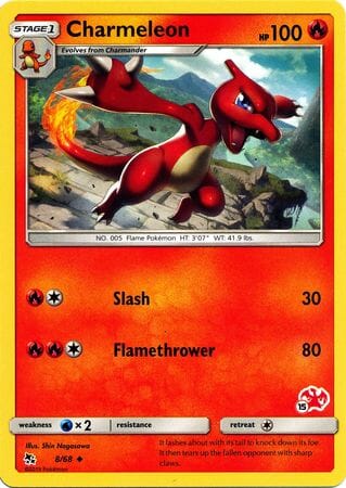Charmeleon (8/68) (Charizard Stamp #15) [Battle Academy 2020] Pokemon Single Pokémon  | Multizone: Comics And Games