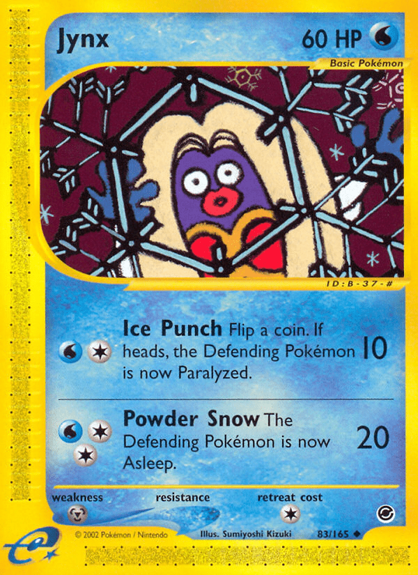 Jynx (83/165) [Expedition: Base Set] Pokemon Single Pokémon  | Multizone: Comics And Games