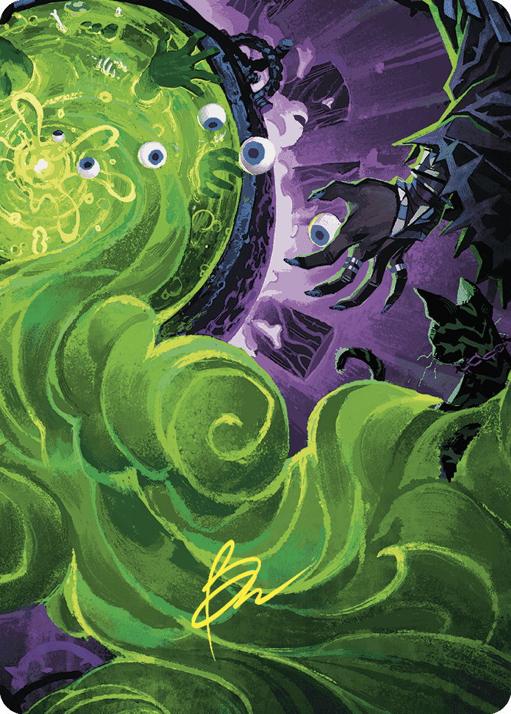 Waste Not Art Card (Gold-Stamped Signature) [Wilds of Eldraine Art Series] MTG Single Magic: The Gathering  | Multizone: Comics And Games