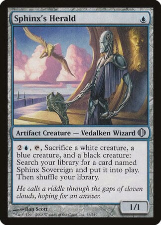 Sphinx's Herald [Shards of Alara] MTG Single Magic: The Gathering  | Multizone: Comics And Games