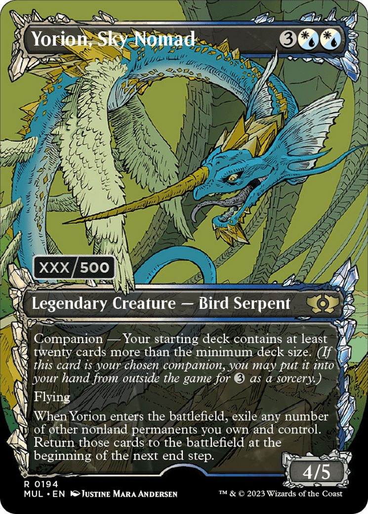 Yorion, Sky Nomad (Serialized) [Multiverse Legends] MTG Single Magic: The Gathering  | Multizone: Comics And Games