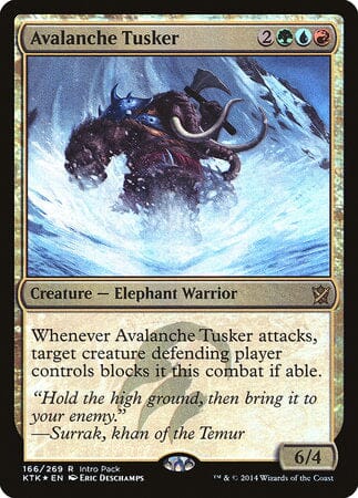 Avalanche Tusker [Khans of Tarkir Promos] MTG Single Magic: The Gathering  | Multizone: Comics And Games