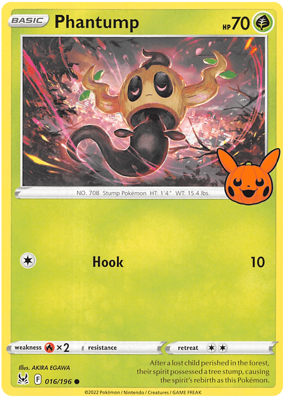 Phantump (016/196) [Trick or Trade 2023] Pokemon Single Pokémon  | Multizone: Comics And Games